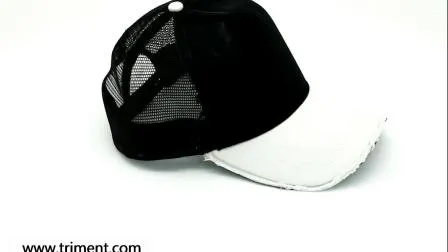 Chapéu de caminhoneiro de malha de lazer bordado com apliques de feltro personalizado (TRNT048)